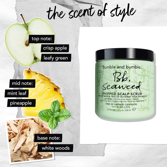 NEW $48 Sephora Bumble and bumble Seaweed Whipped Scalp Scrub - Picture 3 of 8